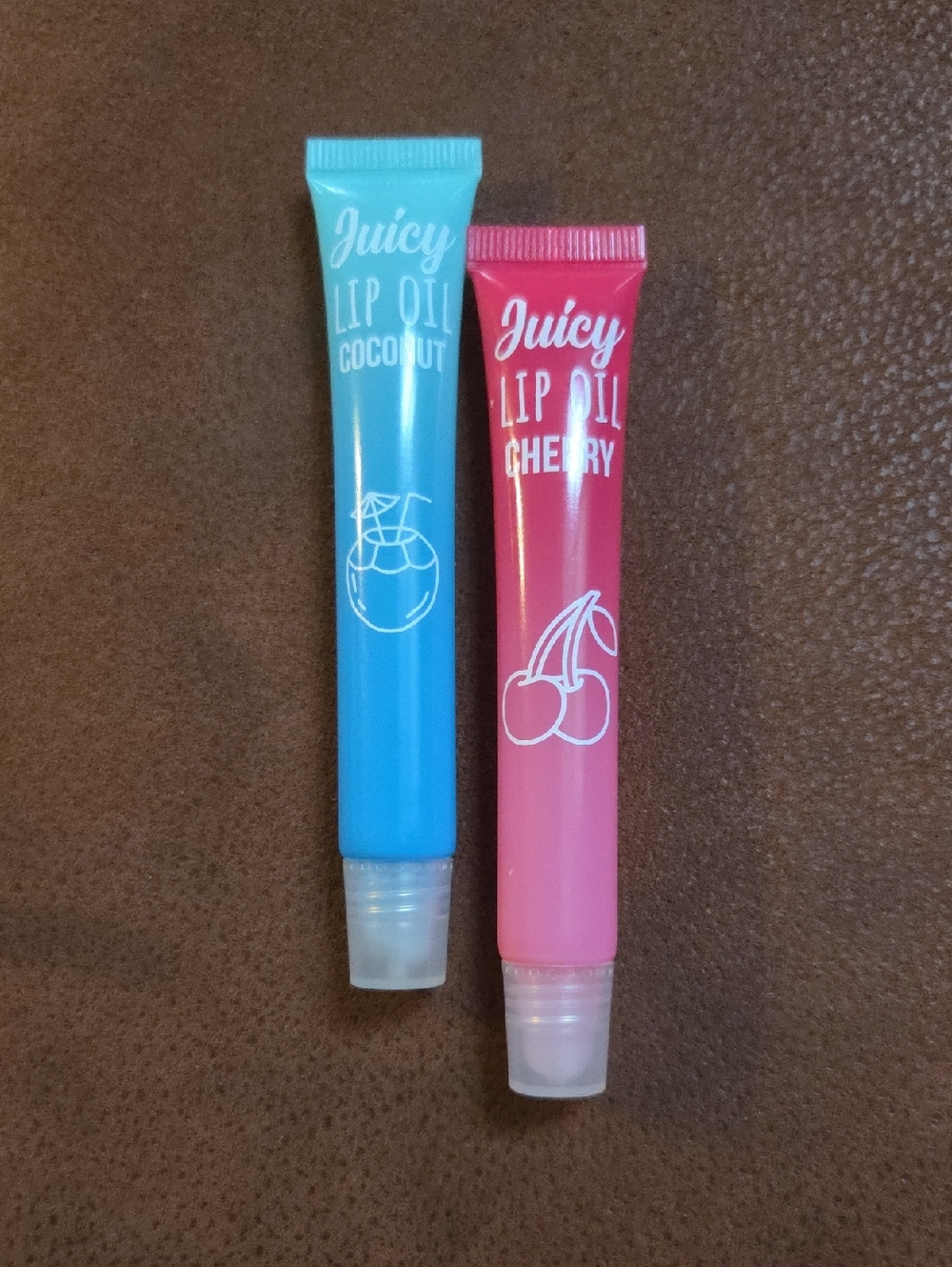 Juicy Lip Oil Duo - Coconut (Blue) & Cherry (Pink)